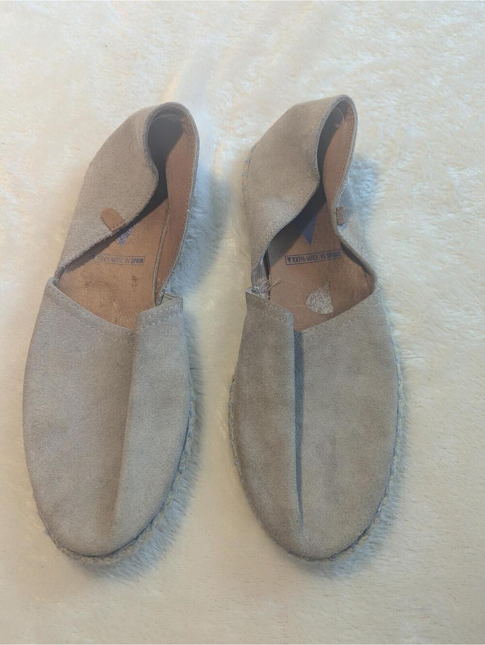 Verbenas Suede Espadrille Shoes Made in Spain